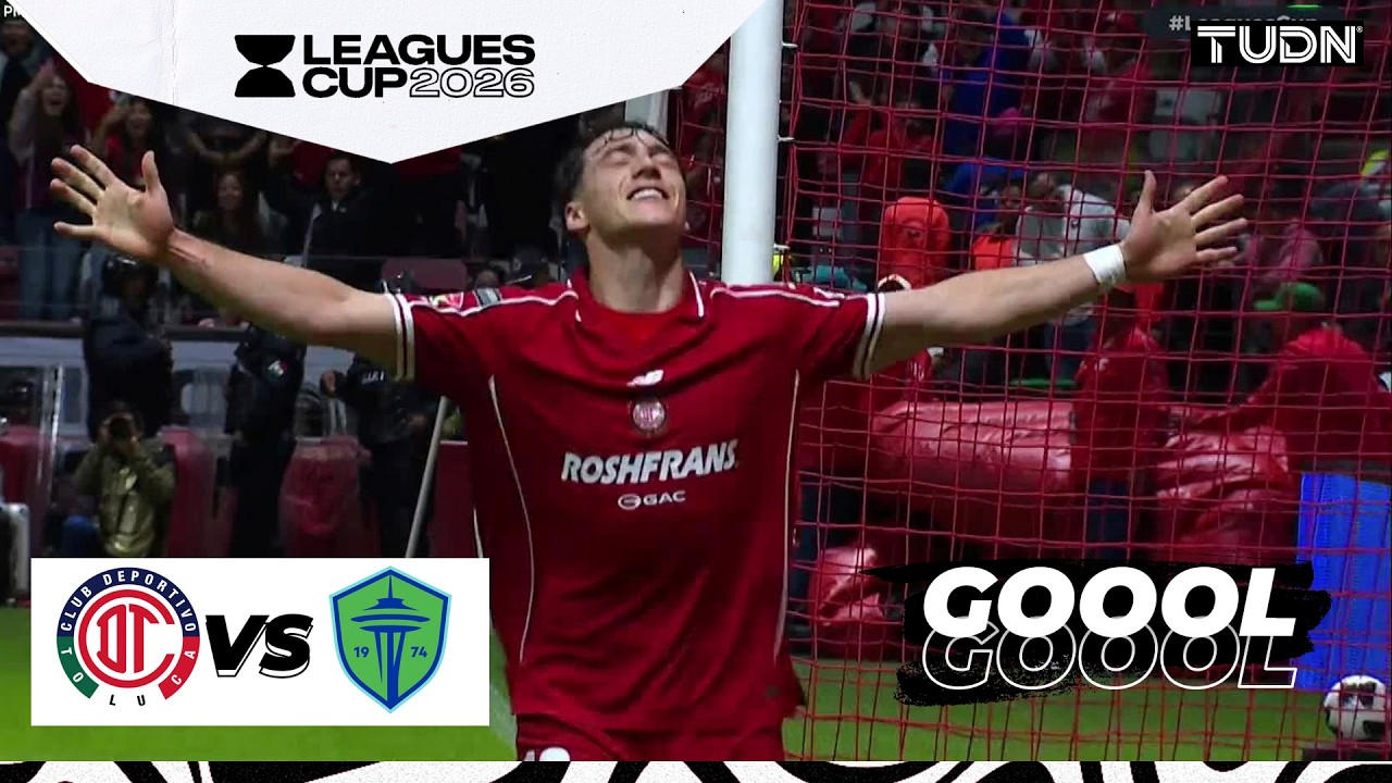 ¡GOOL! Viñas se estrena con TOLUCA - Toluca 3-0 Seattle Sounders | Leagues Cup - 2026 Fase de Grupos