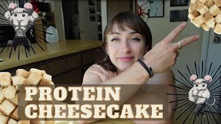 MINI PROTEIN CHEESECAKES- under 100 calories each, simple recipe, easy to make dessert recipe