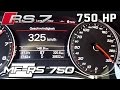Audi RS7 750 HP 0-325 km/h ACCELERATION & TOP SPEED by AutoTopNL