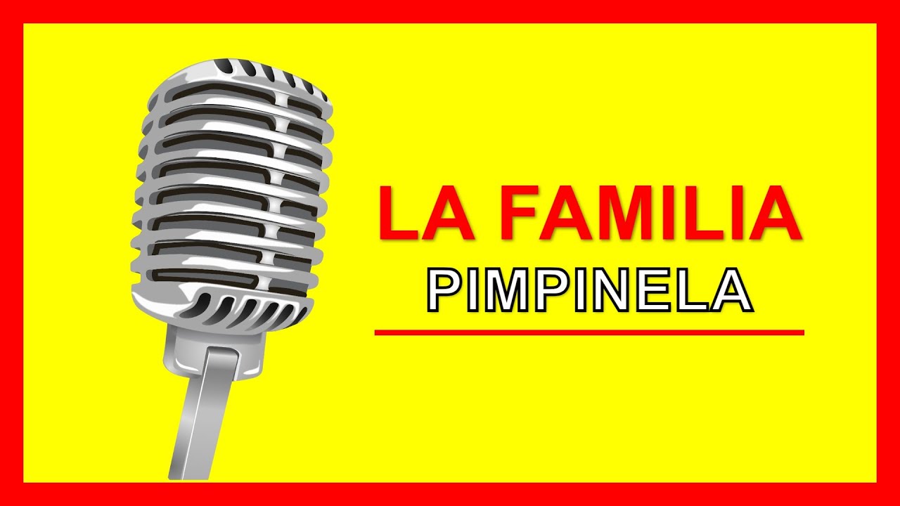 Pimpinela La familia KARAOKE VERSION - YouTube