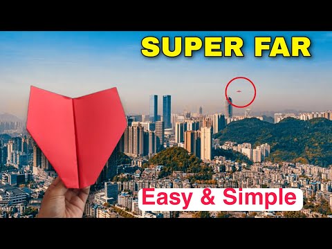 How To Make A Paper Airplane Fly Super Far | Paper Plane Easy Howtomakeapaperairplane