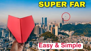 How To Make a Paper Airplane Fly SUPER FAR | Paper plane easy @howtomakeapaperairplane screenshot 1