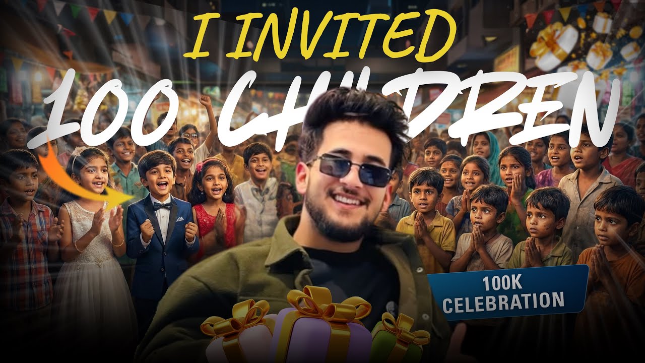 I invited 100 Children for my 100k Celebration 🎉😍