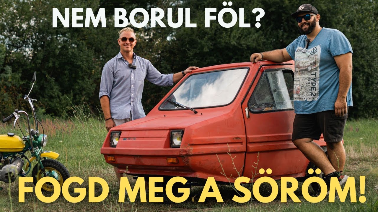 NEM BORUL FÖL? FOGD MEG A SÖRÖM!!! AMICA BMA 250 MOPEDAUTÓ