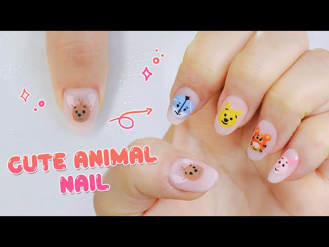 The Cutest Animal Nail Art 2014 - Be Modish | Nail art, Nail art 2014, Animal  nail art
