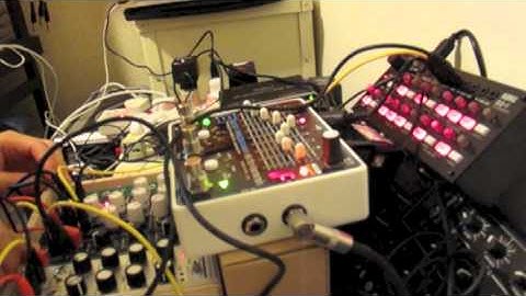 Eurorack Modular  sequenced by KORG SQ1 and Electro-Harmonix 8Step program