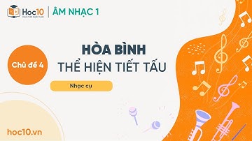 Chủ đề 4 - Nhạc cụ - Thể hiện tiết tấu - Âm nhạc 1 | Hoc10