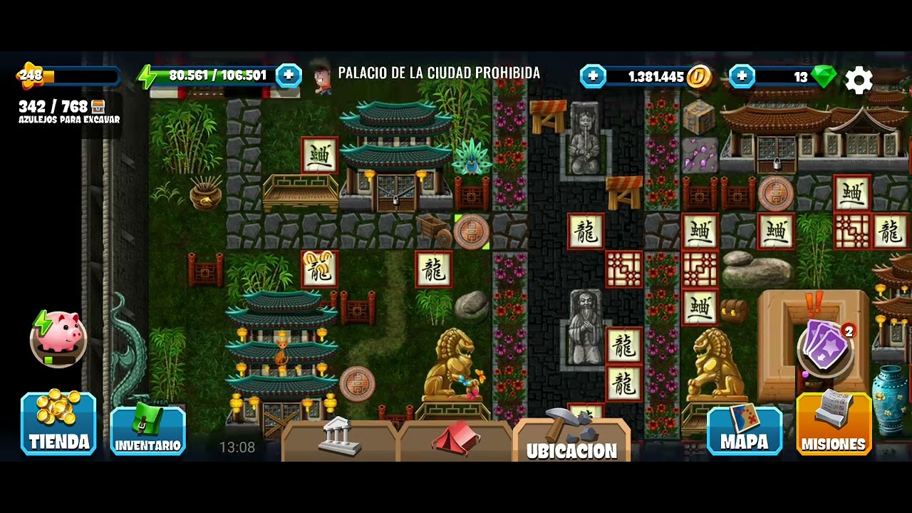 Diggy's adventure | Crónicas 1: Palacio de la ciudad prohibida 