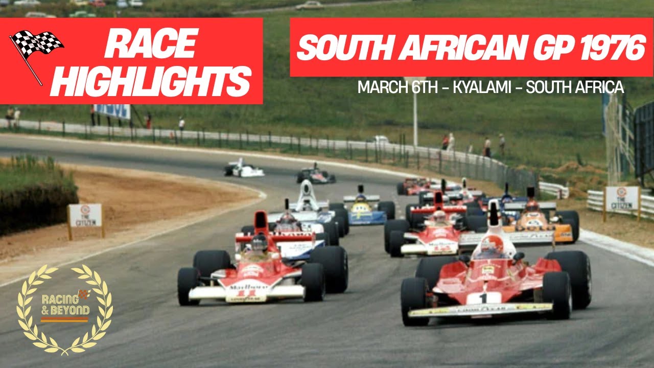 Formula 1 1976 South African GP - F1 Highlights - Lauda VS Hunt Begins