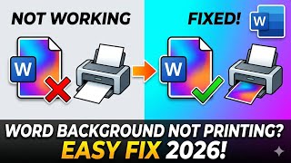 Fix: Microsoft Word Page Color Not Showing in Print or PDF