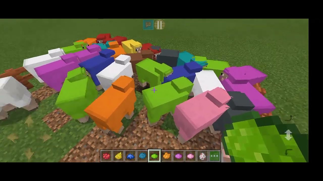 Minecraft Sheep Colour Change | Android Gameplay