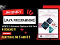 Java Programming Practical no 5 and 8 MSBTE K-Scheme diploma 4th sem #viralvideo #dmcomputer#ytvideo