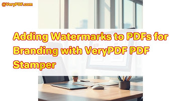 Adding Watermarks to PDFs for Branding with VeryPDF PDF Stamper