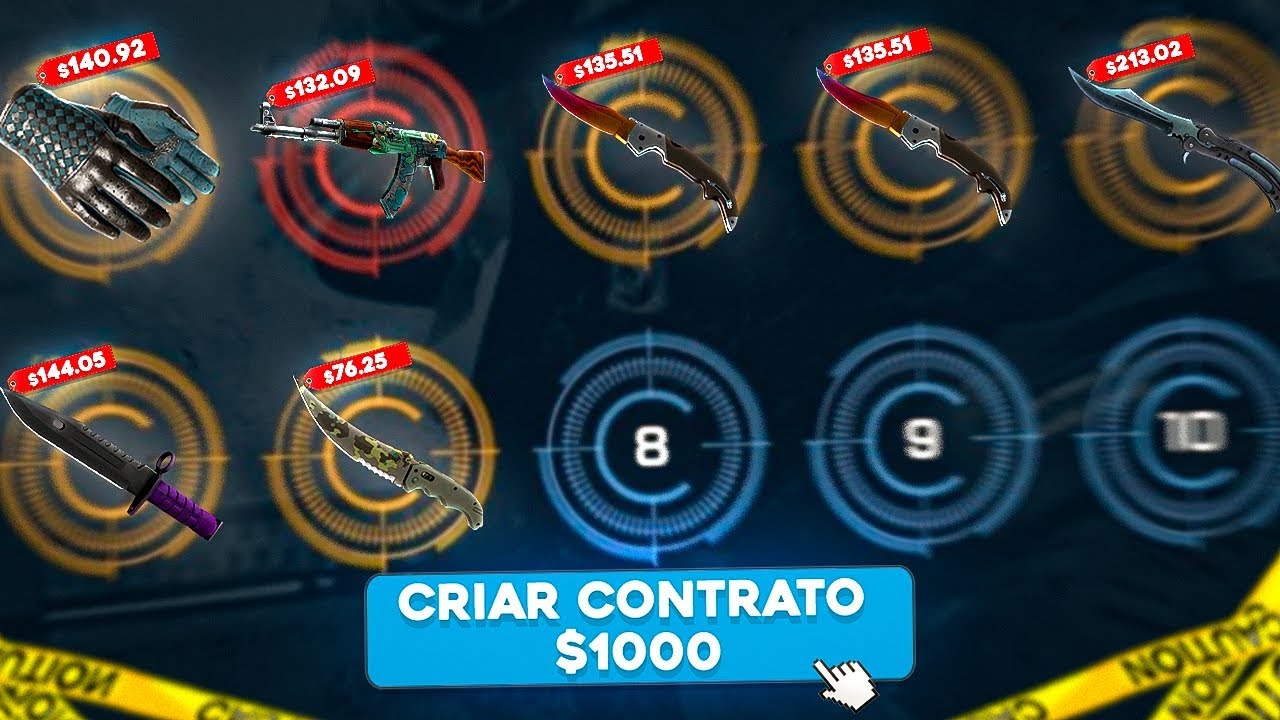 FIZ um CONTRATO de $1000 e tive uma SURPRESA! *AWP Super RARA* - CSGO.Net Open Case cachorro 1337 stream