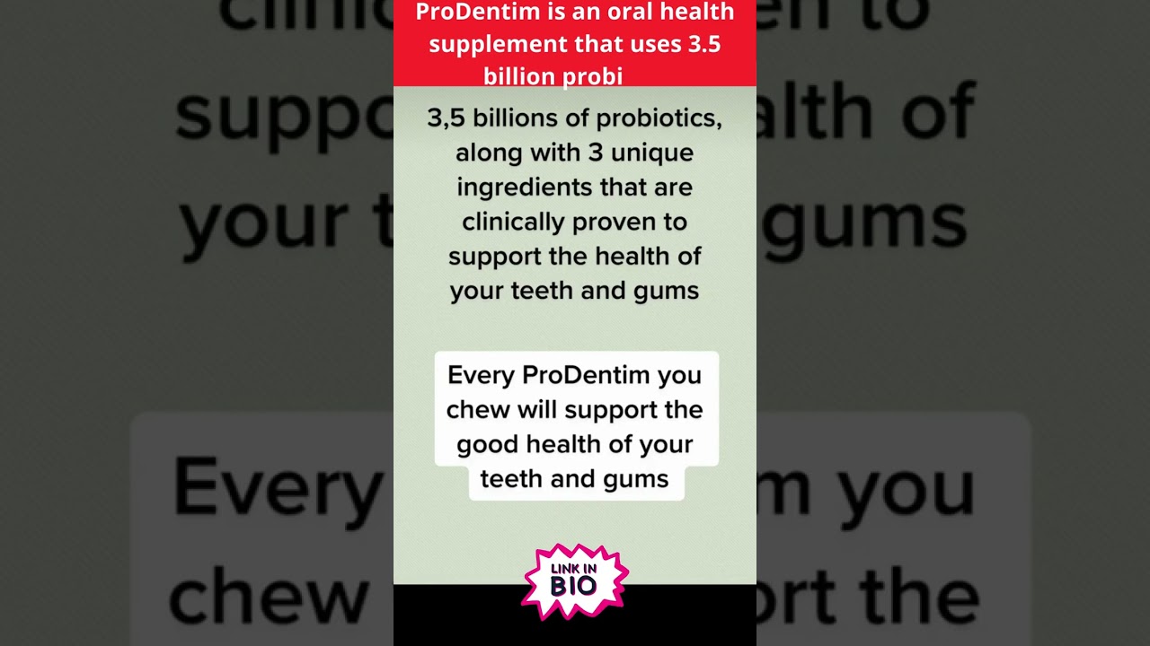 ProDentim   ProDentim is an oral health supplement #prodentim #dental #dentalcare 21