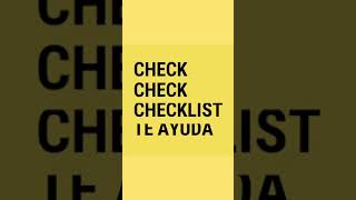 Check Check Checklist - APP Android
