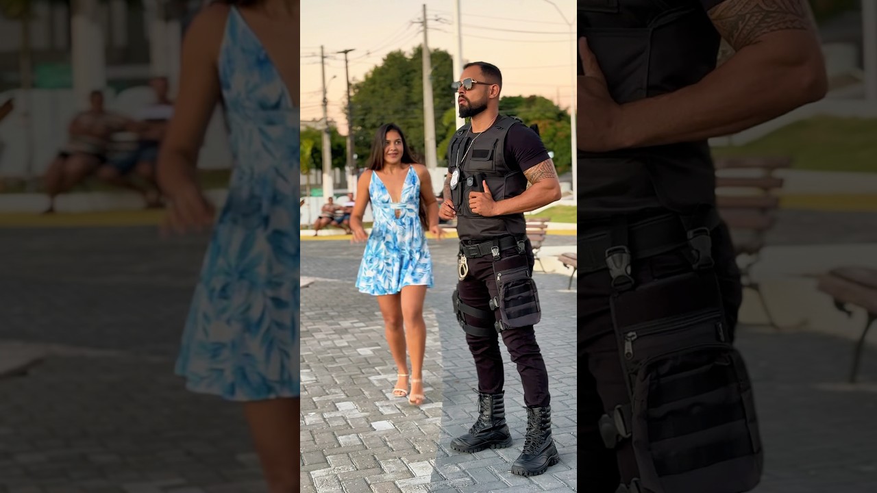 O policial dançou comigo 