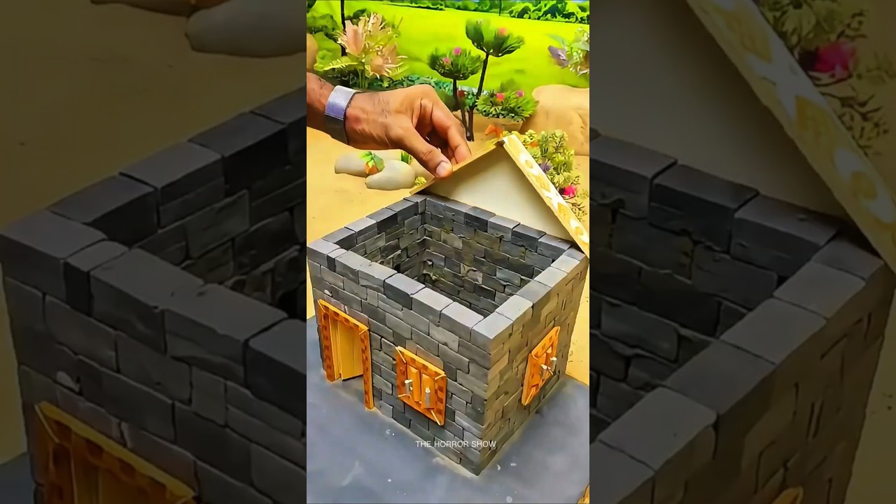 Building a Stunning House | a Perfect Design ~ mini wowoodworkingod toy - art / hand craft / skills