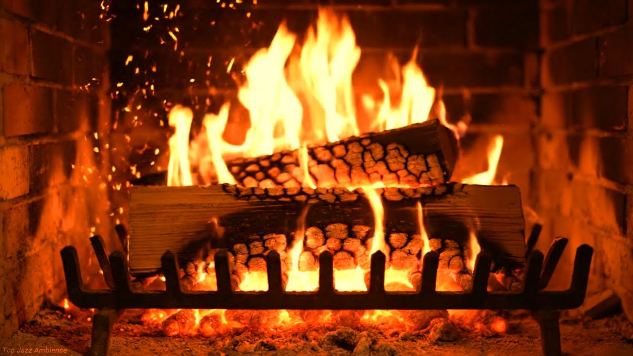 Cozy Fireplace full HD 🔥 Burning Fireplace & Crackling Fire Sounds for Deep Sleep 🔴 Live 24/7 |