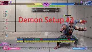 SF6 Akuma Tech - Oki and Demon Setup #3