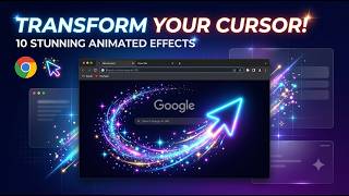 GlowCursor – Premium Animated Cursor Trails for Chrome ✨ | 10 Stunning Mouse Effects