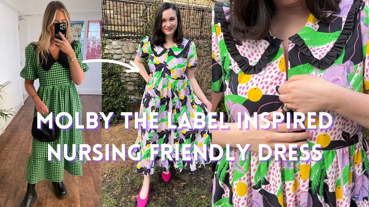 Nursing Dress Sewing Tutorial (Mama's Baby Wardrobe) - Kimenink