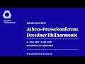 Capture de la vidéo Jahres-Pressekonferenz Dresdner Philharmonie