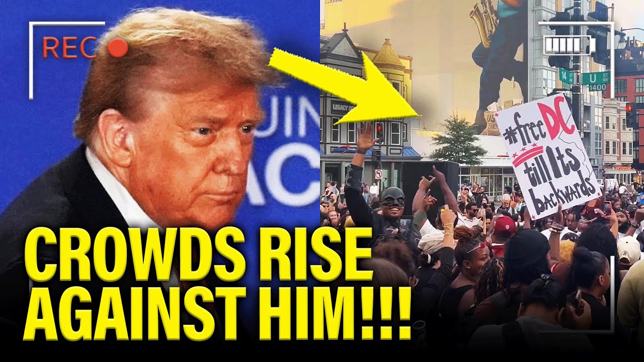 Trump LOSES IT as HUGE Crowds TURN AGAINST HIM