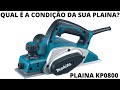 PLAINA MAKITA KP0800 - PERDEU FORÇA ESTÁ ESQUENTANDO COM CHEIRO DE QUEIMADO