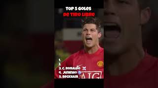 TOP 5 Golazos de Falta Que Dejaron Al Mundo en Shock🤯 #futbol #shorts
