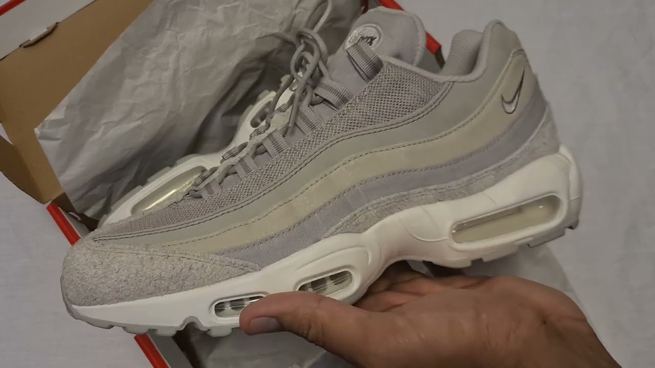 NIKE AIR MAX 95 IRON ORE UNBOXING AND ON FOOT REVIEW - DV2218-001