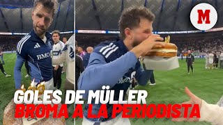 Felicitan a Müller por alcanzar los 300 goles y acaba 'troleando' a la periodista I MARCA