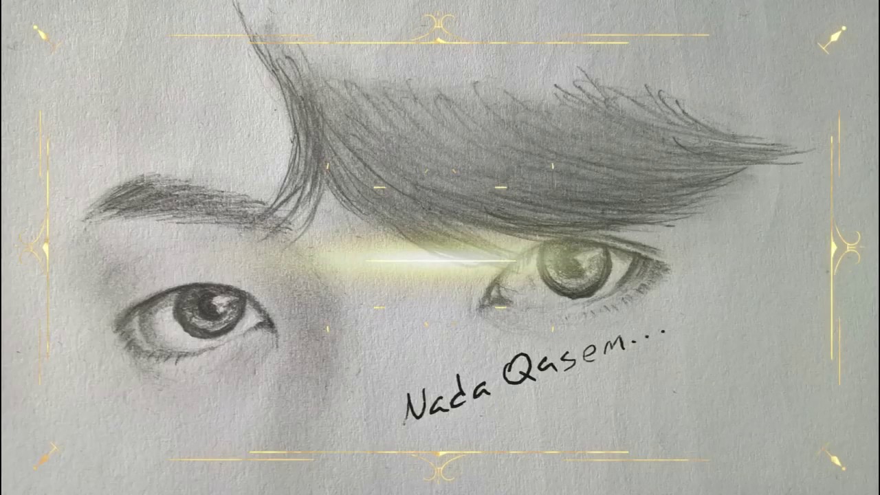 jungkook eyes drawing YouTube