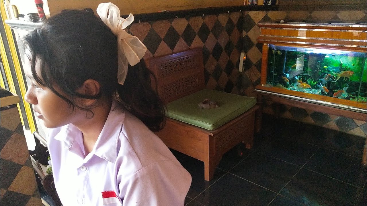 Balik Dari Sekolah, Potong Sebahu aja || Haircut school ||