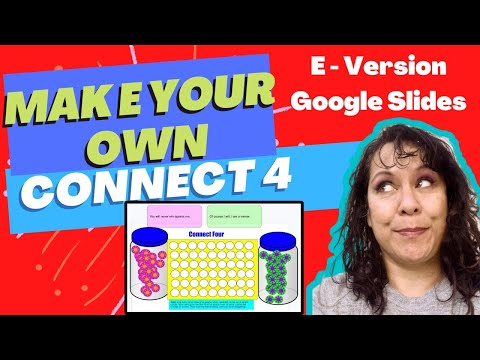 How to Make an Online Connect Four Game (Make in Slides and Share with a buddy)