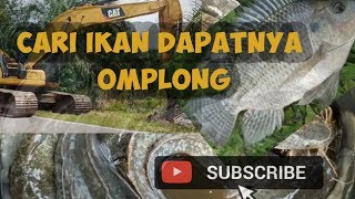 Excavator Cat 320 Cari Ikan Dan Dapatnya Tak Terduga