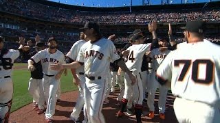 10/2/16: Giants clinch a spot in the Wild Card Game