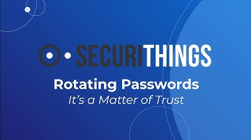 Rotating Passwords: It