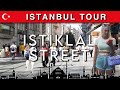 ❤️ Istanbul Istiklal street | Walking tour  ✈️ | August 2022 | 4K HD•60 fps