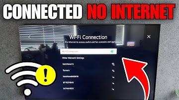How To Fix TV Says Connected But No Internet / WiFi