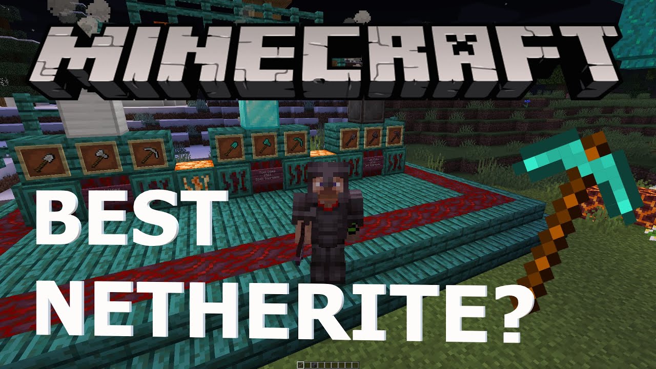 WHAT DO I DO WITH MY FIRST NETHERITE INGOT??? Comparing our options for