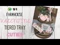 $1 FARMHOUSE VALENTINES TIERED TRAY CUTIES!! DOLLAR TREE DIYS!!! LOTS OF ADORABLE INSPIRATION!!!!