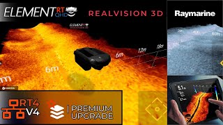 RT4 V4 ELEMENT // REALVISION UPGRADE | world's first live 3D wireless baitboat echo QHD Funk Echolot