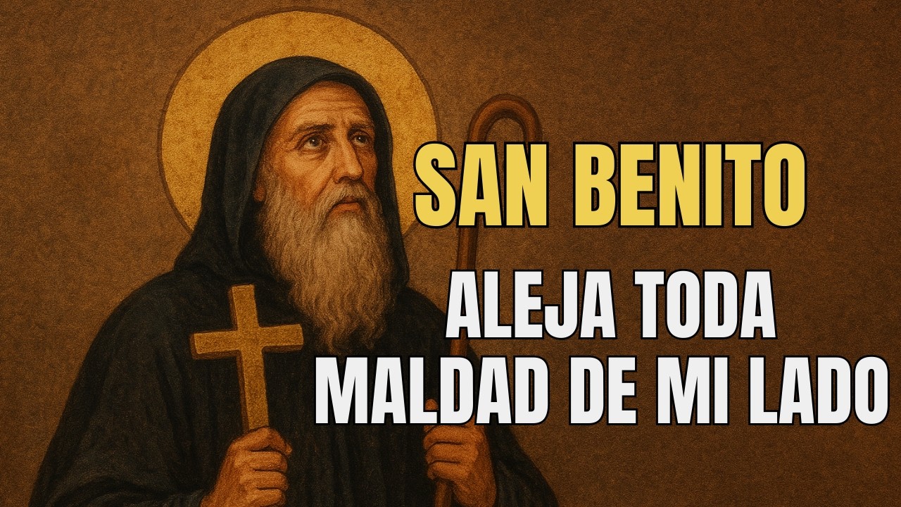 SAN BENITO Aleja la MALDAD y toda BRUJERÍA de MI