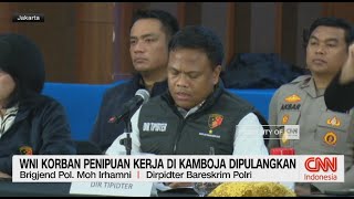 WNI Korban Penipuan Kerja di Kamboja Dipulangkan