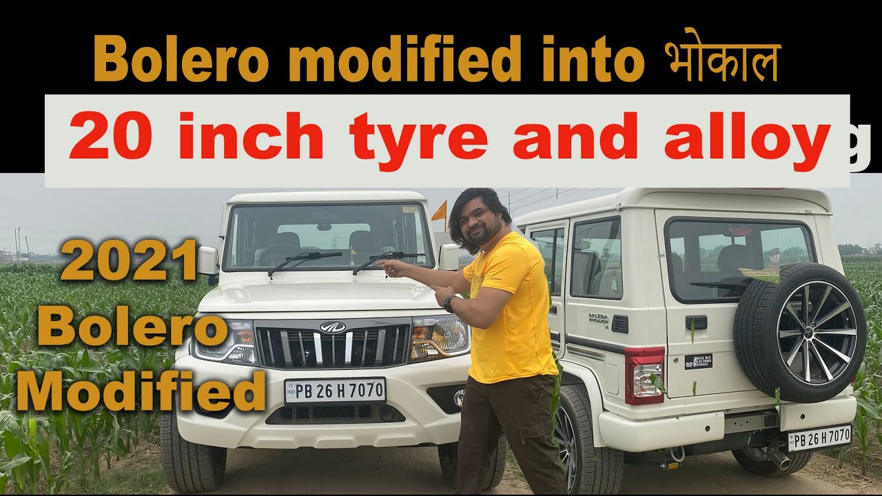 BOLERO MODIFIED Bolero 20 Inch Alloy wheels 2021 Mahindra Bolero