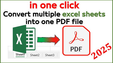 Save Multiple Excel Sheets as one PDF File