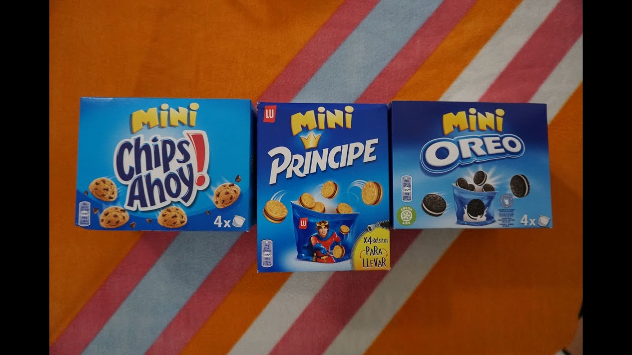 PROBANDO MINI GALLETAS PRINCIPE,OREO Y CHIPS AHOY YouTube PROBANDO MINI GALLETAS PRINCIPE,OREO Y CHIPS AHOY YouTube