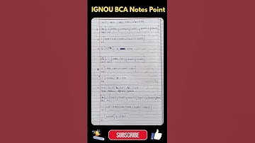 IGNOU BCA BCS 054 PART 8