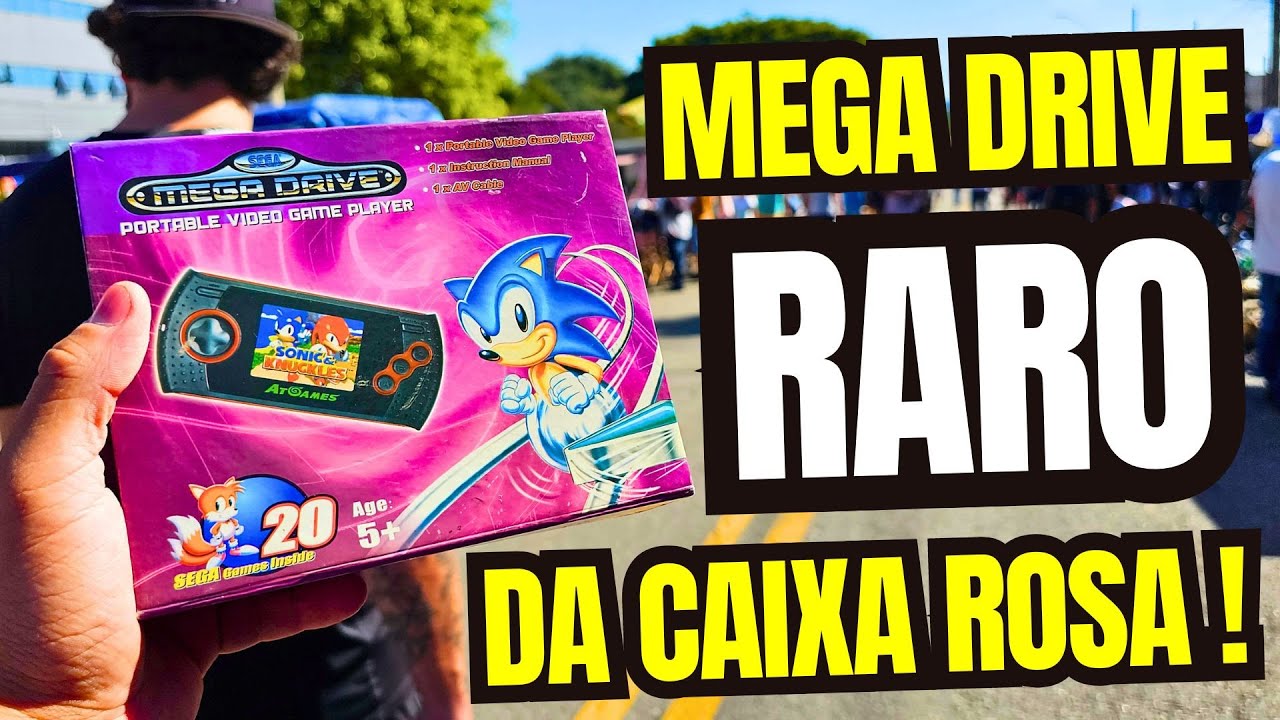 Mega Drive Rolo CONHEÇA o MEGA DRIVE ROSA VIDEOGAME da Feira do ROLO ! - YouTube
